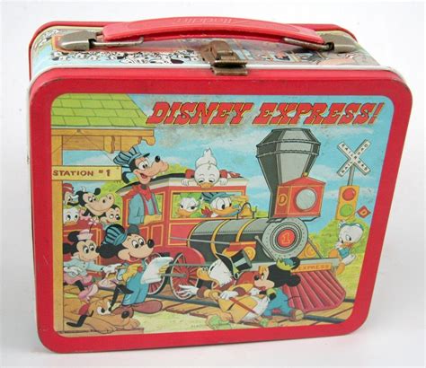 vintage disney metal lunch box|disney bundle retro lunch boxes.